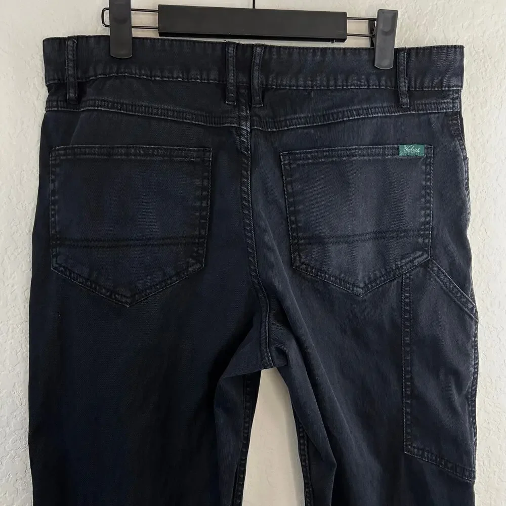 Woolrich Men's 32 x 30 Straight Fit Stretch Twill 5 Pocket Utility Canvas Pants
